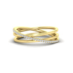 Load image into Gallery viewer, diamond-criss-cross-wedding-ring-in-yellow-gold-FD11398B-NL-YG
