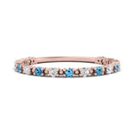 Load image into Gallery viewer, diamond-dot-thin-stacking-ring-with-blue-topaz-in-rose-gold-FD123202BGICBLTOANGLE3-NL-RG.jpg
