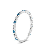 Load image into Gallery viewer, diamond-dot-thin-stacking-ring-with-blue-topaz-in-white-gold-FD123202BGICBLTOANGLE3-NL-WG.jpg
