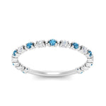 Load image into Gallery viewer, diamond-dot-thin-stacking-ring-with-blue-topaz-in-white-gold-FD123202BGICBLTOANGLE3-NL-WG.jpg
