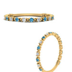 Load image into Gallery viewer, diamond-dot-thin-stacking-ring-with-blue-topaz-in-yellow-gold-FD123202BGICBLTOANGLE3-NL-YG.jpg
