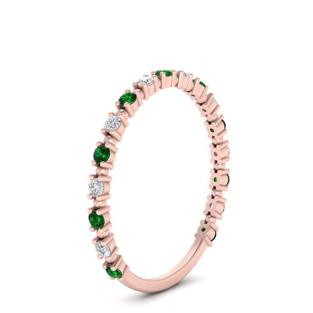 diamond-dot-thin-stacking-ring-with-emerald-in-rose-gold-FD123202BGEMGRANGLE3-NL-RG.jpg