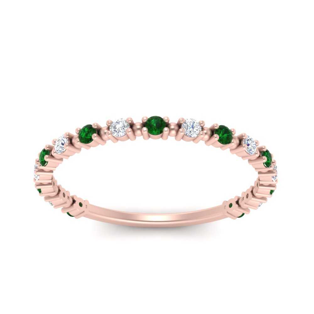 diamond-dot-thin-stacking-ring-with-emerald-in-rose-gold-FD123202BGEMGRANGLE3-NL-RG.jpg