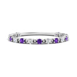 Load image into Gallery viewer, diamond-dot-thin-stacking-ring-with-purple-topaz-in-white-gold-FD123202BGVITOANGLE3-NL-WG.jpg
