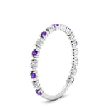 Load image into Gallery viewer, diamond-dot-thin-stacking-ring-with-purple-topaz-in-white-gold-FD123202BGVITOANGLE3-NL-WG.jpg
