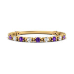 Load image into Gallery viewer, diamond-dot-thin-stacking-ring-with-purple-topaz-in-yellow-gold-FD123202BGVITOANGLE3-NL-YG.jpg
