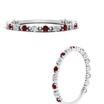 Load image into Gallery viewer, diamond-dot-thin-stacking-ring-with-ruby-in-white-gold-FD123202BGRUDRANGLE3-NL-WG.jpg
