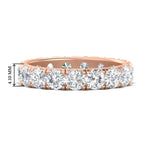 Load image into Gallery viewer, Diamond Double Prong Eternity Wedding Band 3 Carat
