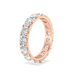 Load image into Gallery viewer, Diamond Double Prong Eternity Wedding Band 3 Carat
