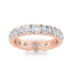 Load image into Gallery viewer, Diamond Double Prong Eternity Wedding Band 3 Carat
