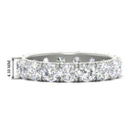 Load image into Gallery viewer, Diamond Double Prong Eternity Wedding Band 3 Carat
