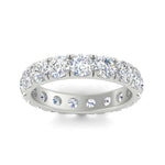 Load image into Gallery viewer, Diamond Double Prong Eternity Wedding Band 3 Carat
