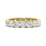 Load image into Gallery viewer, Diamond Double Prong Eternity Wedding Band 3 Carat
