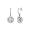Load image into Gallery viewer, diamond-drop-halo-solitaire-round-cut-earrings-in-white-gold-FD-EAR11129RO-NL-WG