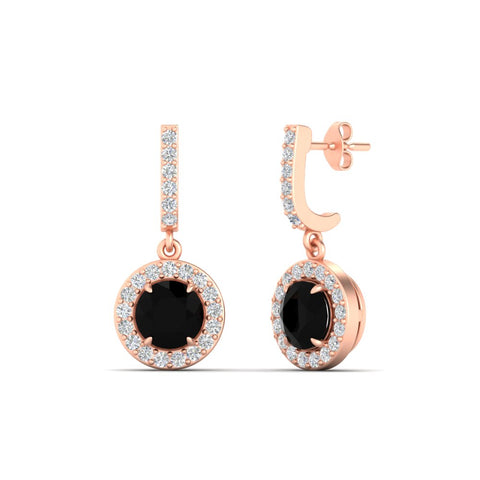 diamond-drop-halo-solitaire-round-cut-earrings-with-black-diamond-in-rose-gold-FD-EAR11129ROGBLACK-NL-RG
