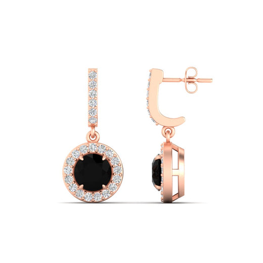 diamond-drop-halo-solitaire-round-cut-earrings-with-black-diamond-in-rose-gold-FD-EAR11129ROGBLACK-NL-RG