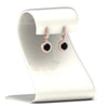 Load image into Gallery viewer, diamond-drop-halo-solitaire-round-cut-earrings-with-black-diamond-in-rose-gold-FD-EAR11129ROGBLACK-NL-RG