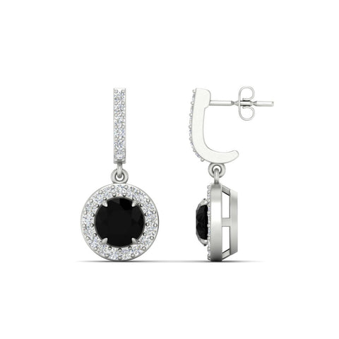 diamond-drop-halo-solitaire-round-cut-earrings-with-black-diamond-in-white-gold-FD-EAR11129ROGBLACK-NL-WG