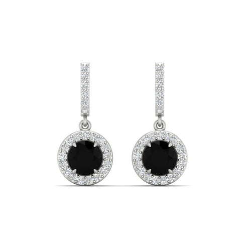 diamond-drop-halo-solitaire-round-cut-earrings-with-black-diamond-in-white-gold-FD-EAR11129ROGBLACK-NL-WG