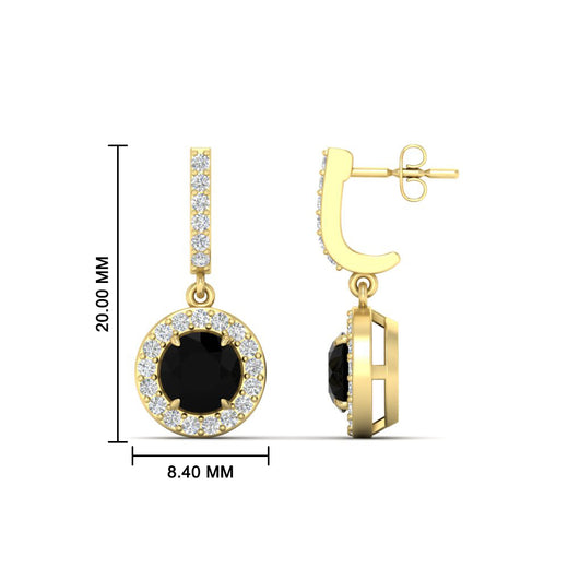 diamond-drop-halo-solitaire-round-cut-earrings-with-black-diamond-in-yellow-gold-FD-EAR11129ROGBLACK-NL-YG