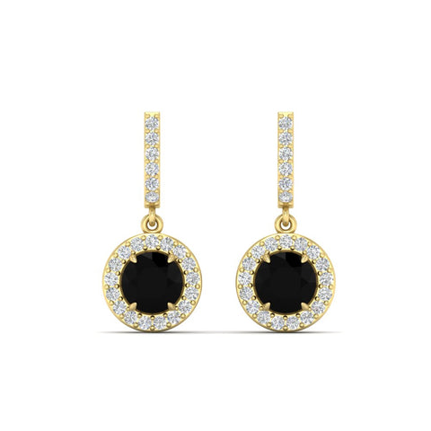 diamond-drop-halo-solitaire-round-cut-earrings-with-black-diamond-in-yellow-gold-FD-EAR11129ROGBLACK-NL-YG