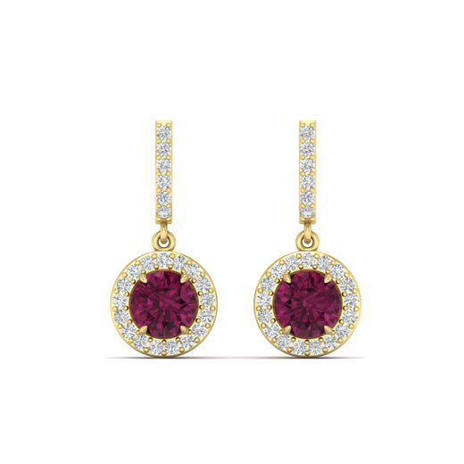diamond-drop-halo-solitaire-round-cut-earrings-with-pink-sapphire-in-yellow-gold-FD-EAR11129ROGSADRPI-NL-YG