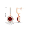 Load image into Gallery viewer, diamond-drop-halo-solitaire-round-cut-earrings-with-ruby-in-rose-gold-FD-EAR11129ROGRUDR-NL-RG