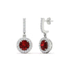 Load image into Gallery viewer, diamond-drop-halo-solitaire-round-cut-earrings-with-ruby-in-white-gold-FD-EAR11129ROGRUDR-NL-WG