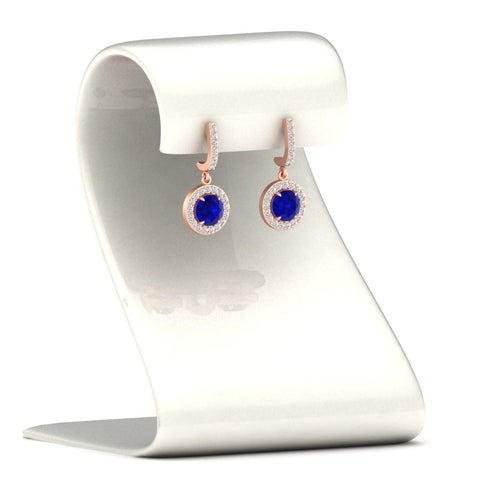 diamond-drop-halo-solitaire-round-cut-earrings-with-sapphire-in-rose-gold-FD-EAR11129ROGSABL-NL-RG