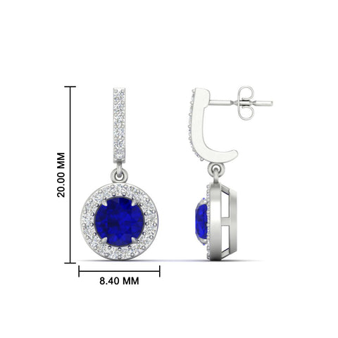 diamond-drop-halo-solitaire-round-cut-earrings-with-sapphire-in-white-gold-FD-EAR11129ROGSABL-NL-WG