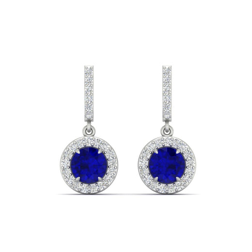 diamond-drop-halo-solitaire-round-cut-earrings-with-sapphire-in-white-gold-FD-EAR11129ROGSABL-NL-WG