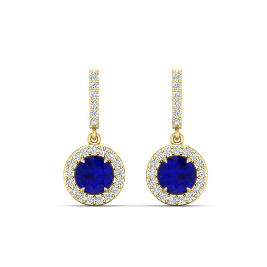 diamond-drop-halo-solitaire-round-cut-earrings-with-sapphire-in-yellow-gold-FD-EAR11129ROGSABL-NL-YG