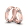 Load image into Gallery viewer, diamond-engagement-bands-for-gay-couples-in-rose-gold-FDLG9353BANGLE2-NL-RG-L.jpg