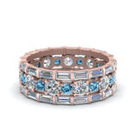 Load image into Gallery viewer, diamond-eternity-stacking-band-with-baguette-and-blue-topaz-in-rose-gold-FD9119GICBLTOANGLE3-NL-RG.jpg
