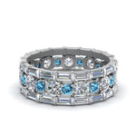 Load image into Gallery viewer, diamond-eternity-stacking-band-with-baguette-and-blue-topaz-in-white-gold-FD9119GICBLTOANGLE3-NL-WG.jpg

