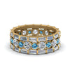 Load image into Gallery viewer, diamond-eternity-stacking-band-with-baguette-and-blue-topaz-in-yellow-gold-FD9119GICBLTOANGLE3-NL-YG.jpg