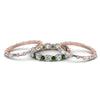 Load image into Gallery viewer, diamond-eternity-stacking-band-with-baguette-and-emerald-in-rose-gold-FD9119GEMGRANGLE3-NL-RG.jpg