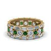 Load image into Gallery viewer, diamond-eternity-stacking-band-with-baguette-and-emerald-in-yellow-gold-FD9119GEMGRANGLE3-NL-YG.jpg