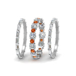 Load image into Gallery viewer, diamond-eternity-stacking-band-with-baguette-and-orange-sapphire-in-white-gold-FD9119GSAORANGLE3-NL-WG.jpg
