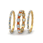 Load image into Gallery viewer, diamond-eternity-stacking-band-with-baguette-and-orange-sapphire-in-yellow-gold-FD9119GSAORANGLE3-NL-YG.jpg
