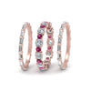 Load image into Gallery viewer, diamond-eternity-stacking-band-with-baguette-and-pink-sapphire-in-rose-gold-FD9119GSADRPIANGLE3-NL-RG.jpg