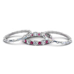Load image into Gallery viewer, diamond-eternity-stacking-band-with-baguette-and-pink-sapphire-in-white-gold-FD9119GSADRPIANGLE3-NL-WG.jpg

