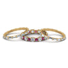 Load image into Gallery viewer, diamond-eternity-stacking-band-with-baguette-and-pink-sapphire-in-yellow-gold-FD9119GSADRPIANGLE3-NL-YG.jpg
