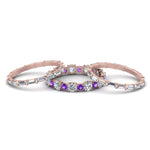 Load image into Gallery viewer, diamond-eternity-stacking-band-with-baguette-and-purple-topaz-in-rose-gold-FD9119GVITOANGLE3-NL-RG.jpg
