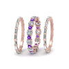 Load image into Gallery viewer, diamond-eternity-stacking-band-with-baguette-and-purple-topaz-in-rose-gold-FD9119GVITOANGLE3-NL-RG.jpg