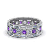 Load image into Gallery viewer, diamond-eternity-stacking-band-with-baguette-and-purple-topaz-in-white-gold-FD9119GVITOANGLE3-NL-WG.jpg