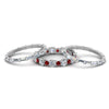 Load image into Gallery viewer, diamond-eternity-stacking-band-with-baguette-and-ruby-in-white-gold-FD9119GRUDRANGLE3-NL-WG.jpg
