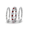 Load image into Gallery viewer, diamond-eternity-stacking-band-with-baguette-and-ruby-in-white-gold-FD9119GRUDRANGLE3-NL-WG.jpg