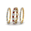 Load image into Gallery viewer, diamond-eternity-stacking-band-with-baguette-and-ruby-in-yellow-gold-FD9119GRUDRANGLE3-NL-YG.jpg