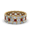 Load image into Gallery viewer, diamond-eternity-stacking-band-with-baguette-and-ruby-in-yellow-gold-FD9119GRUDRANGLE3-NL-YG.jpg